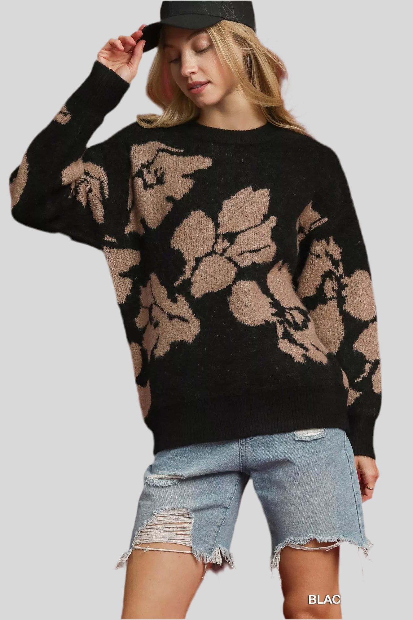 Umgee Floral Sweater