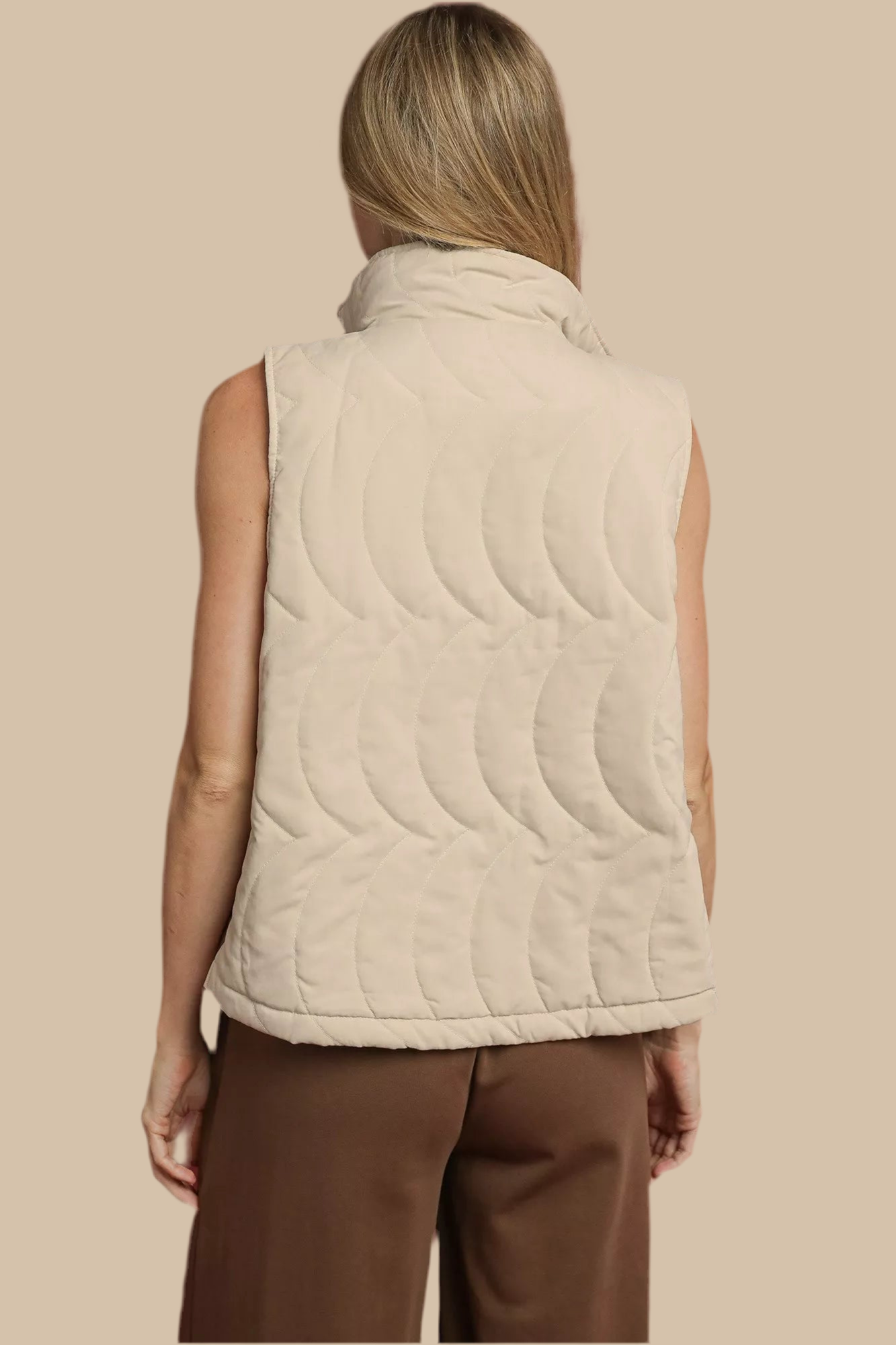 Umgee Quilted Embroidered Vest