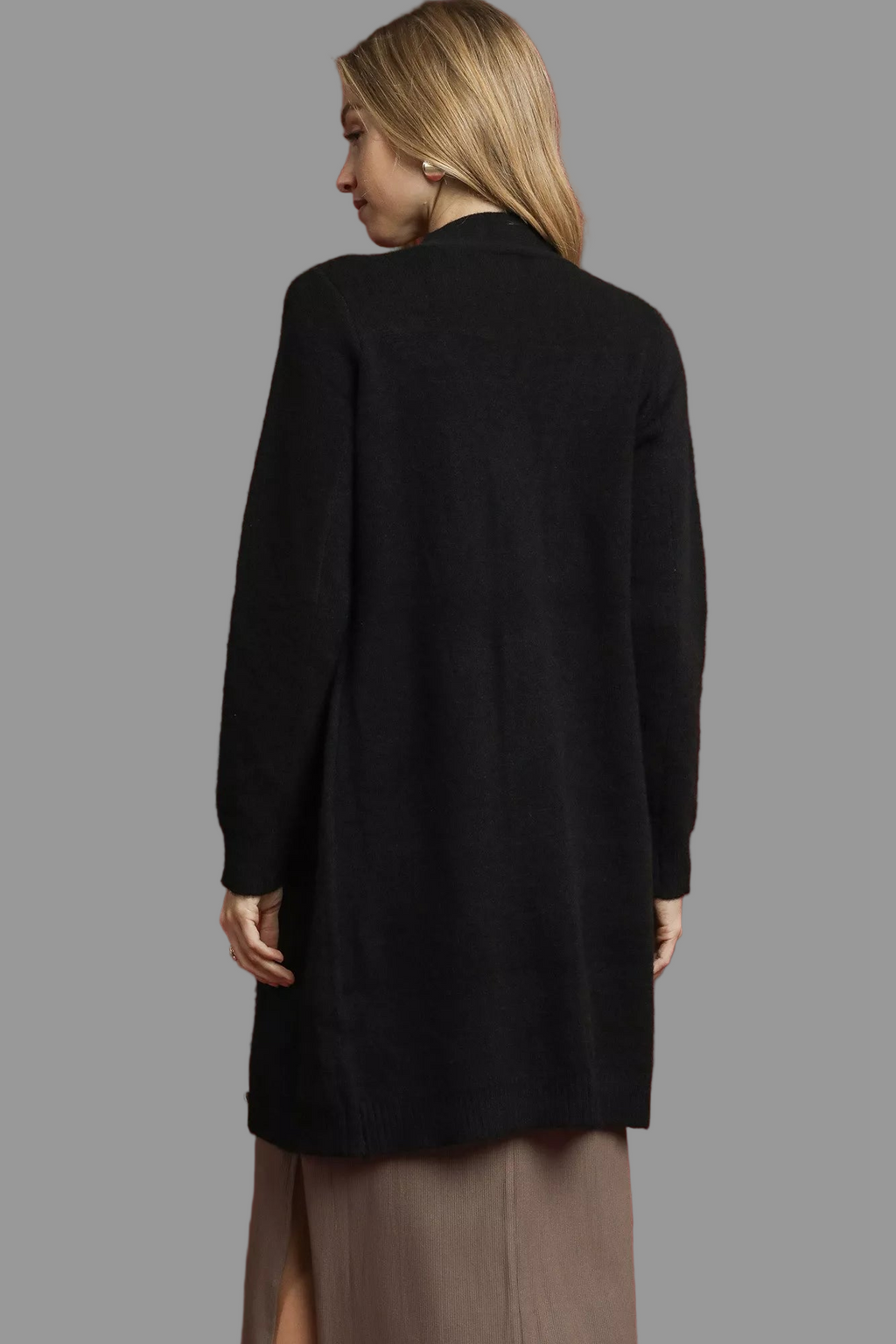 Umgee Button-Down Longline Cardigan Sweater