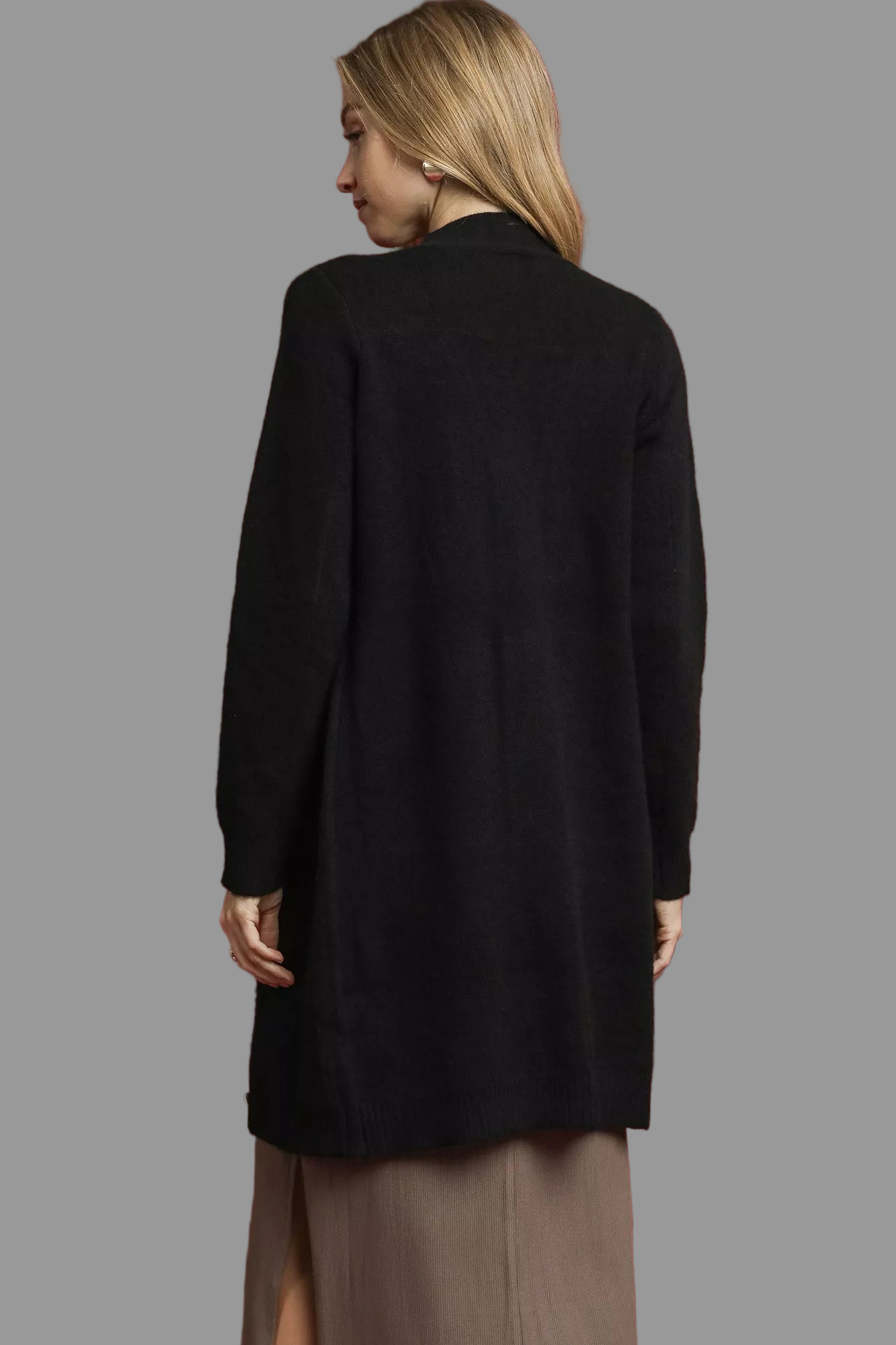 Umgee Button-Down Longline Cardigan Sweater